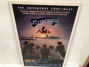 lot 319 image: Vintage SUPERMAN II Movie Poster