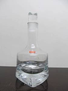 lot 70 image: NOS Vintage Mid Century ASEDA Sweden Denby GlassCrystal Decanter