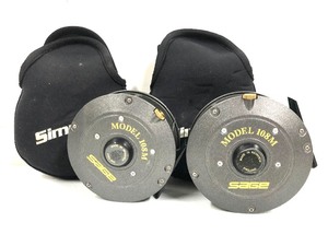 lot 257 image: 2 New Unused Sage Model 108M Fly Fishing Reels