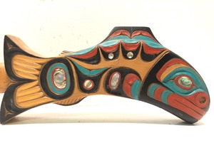 lot 8 image: Wonderful Northwest Coast Salmon Club by George James