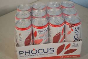 Phocus Naturally Energizing Sparkling Water 12-Pack Cola Flavor