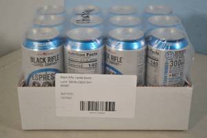 Black Rifle Coffee Company Espresso 300 Vanilla Bomb Flavor 12-Pack Best By 03282024