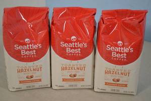 3ct Seattles Best CoffeeToasted Hazelnut Smooth-Roasted Flavored Coffee Grounds Best By 09022023