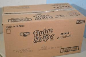 Case of Keebler Fudge Stripes Minis Cookies Best By 03172023