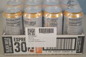 Black Rifle Coffee Company Espresso 300 Caramel Vanilla Flavor 12-Pack Best By 03102024