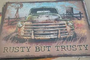 NEW - Metal Sign Wall Art 16 x 12 Factory Sealed