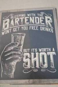 NEW - Metal Sign Wall Art 16 x 12 Factory Sealed