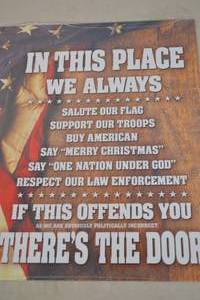 NEW - Metal Sign Wall Art 16 x 12 Factory Sealed