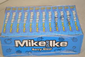 Case of 12 Boxes of Mike & Ike Berry Blast Best By 62023