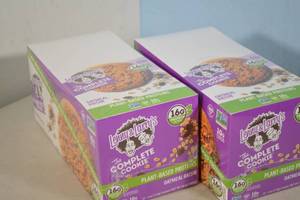 2ct Case of Larry & Lennys The Complete Cookie Plant Based Protein Cookie Oatmeal Raisin Flavor