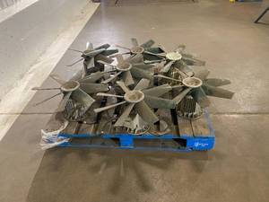 lot 5 image: Seven Motors with Fans (condition unknown)