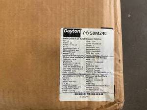 lot 8 image: Dayton Belt Drive Fan and Blower Motor
