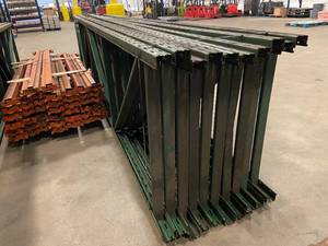 lot 15 image: Ridge-U-Rack 10 uprights and 44 crossbars