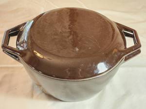 lot 11 image: Vintage Danish Modern Copco Cast Iron Pot
