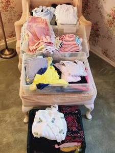 lot 90 image: Bins of Shirts
