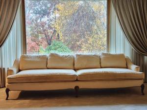 lot 37 image: Vintage 96 Long Classic Sofa
