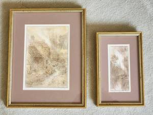 lot 42 image: Vintage Micheal Bond Etchings
