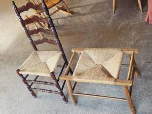 lot 124 image: Vintage Chair & Seat