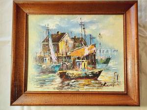 lot 151 image: Vintage Oil on Canvas