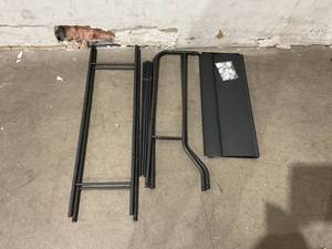 lot 311 image: UDEAR Black 3-Shelf Over The Toilet Storage Organizer