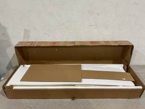 lot 124 image: IWELL Bathroom Cabinet with 2 Drawers and Shelves