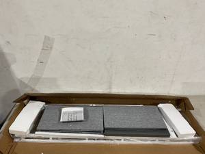 lot 128 image: Pellebant 5-Drawer Dresser Household Vertical Storage Tower Chest - Light Gray