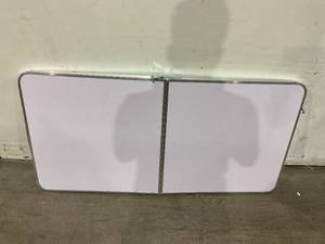 lot 216 image: Moosinily Folding Camping Table - White