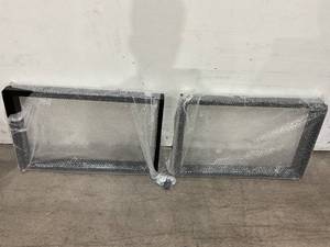 lot 219 image: Set of 2 Metal Table Leg, Desk Legs 28 Inch