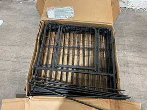 lot 245 image: FXW Rollick Dog Playpen - 8 Panels - Black