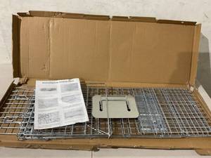 lot 389 image: Meibangzz 32 inch Stainless Steel Live Animal Trap