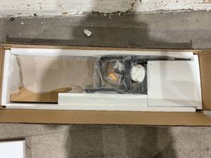 lot 296 image: Set Of 2 - DINZI LVJ Long Wall Shelves - Espresso