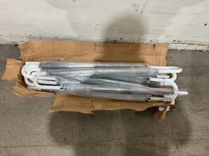 lot 297 image: WASING 10 Pack 46 Inch Clear Bubble Umbrellas