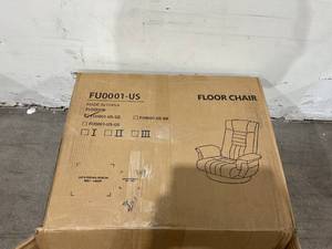 lot 466 image: FLOGUOR Teal Green 6-Position Swivel Floor Gaming Chair