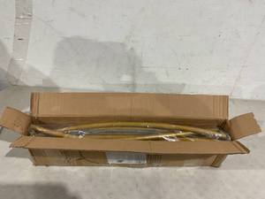 lot 432 image: 8 ft. Gold Round Backdrop Stand for Balloons or Flowers