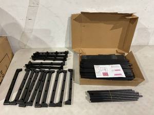 lot 433 image: JIUYOTREE Black Fabric 8-Cube BookcaseStorage Organizer