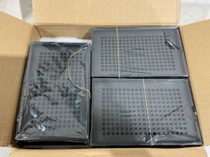 lot 435 image: Kuject Black 12-Pack of Stackable Shoe Organizer Storage Boxes