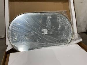 lot 474 image: ANDY STAR Oval Mirror - Gold