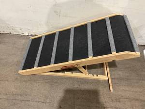 lot 481 image: AIMSEAL Dog Ramp for Bed - Extra Wide rubber ramp