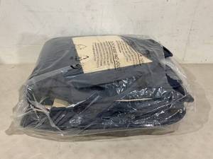 lot 457 image: LINGVIDO Cream & Blue Luxury Leather Universal Car Seat Covers