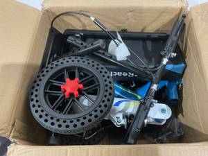 lot 458 image: BlessReach Economy Steerable Blue Knee Scooter