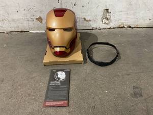 lot 68 image: Avengers Marvel Legends Iron Man Electronic Helmet - Multicolor