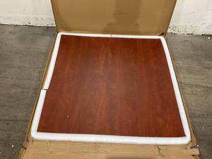 lot 100 image: Regency 42 inch Square Standard Table Top - in CherryMaple Finish