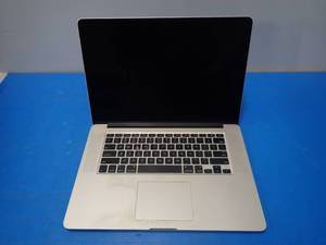 lot 56 image: Apple&nbspMacBookPro11,5 A1398 MJLT2LLA &nbspINTEL(R) CORE(TM) I7-4870HQ CPU  2.50GHZ  16GB DDR3 SDRAM  500GB SSD  15.4 screen with 2880 x 1800 Resolution  Includes IOS and Charger &nbspsome slight marks in screen not visible when on