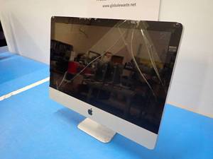 lot 68 image: Apple&nbspiMac11,2 A1311 MC509LLA &nbspINTEL(R) CORE(TM) I3 CPU 550  3.20GHZ  4GB DDR3 SDRAM  1TB HDD  Includes IOS and Power Cable &nbspmany small blemishes glass is very cracked and chipped, scuffed