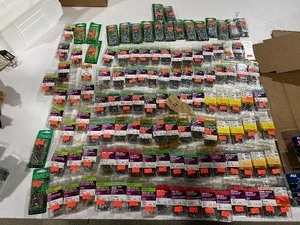 110 BOXES OF BRAD NAILS, WIRE BRAD, METAL TRIM, ESCUTCHEON, SHADE BRACKET, TWIST, & LINOLEUM NAILS