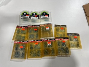 30 BOXES OF ASSORTED SCREWS