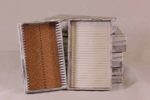 lot 56 image: 8 Microscope Slide Holder Box