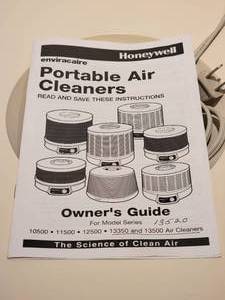 Honeywell Enviracaire Portable Air Cleaner - Model 13520 - True HEPA Filtration