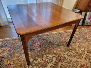 Stunning Vintage Polished Hardwood Card Table