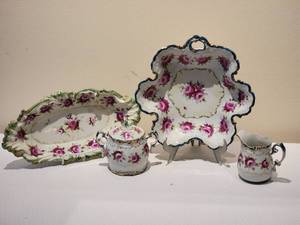 Rose Garland Antique Porcelain